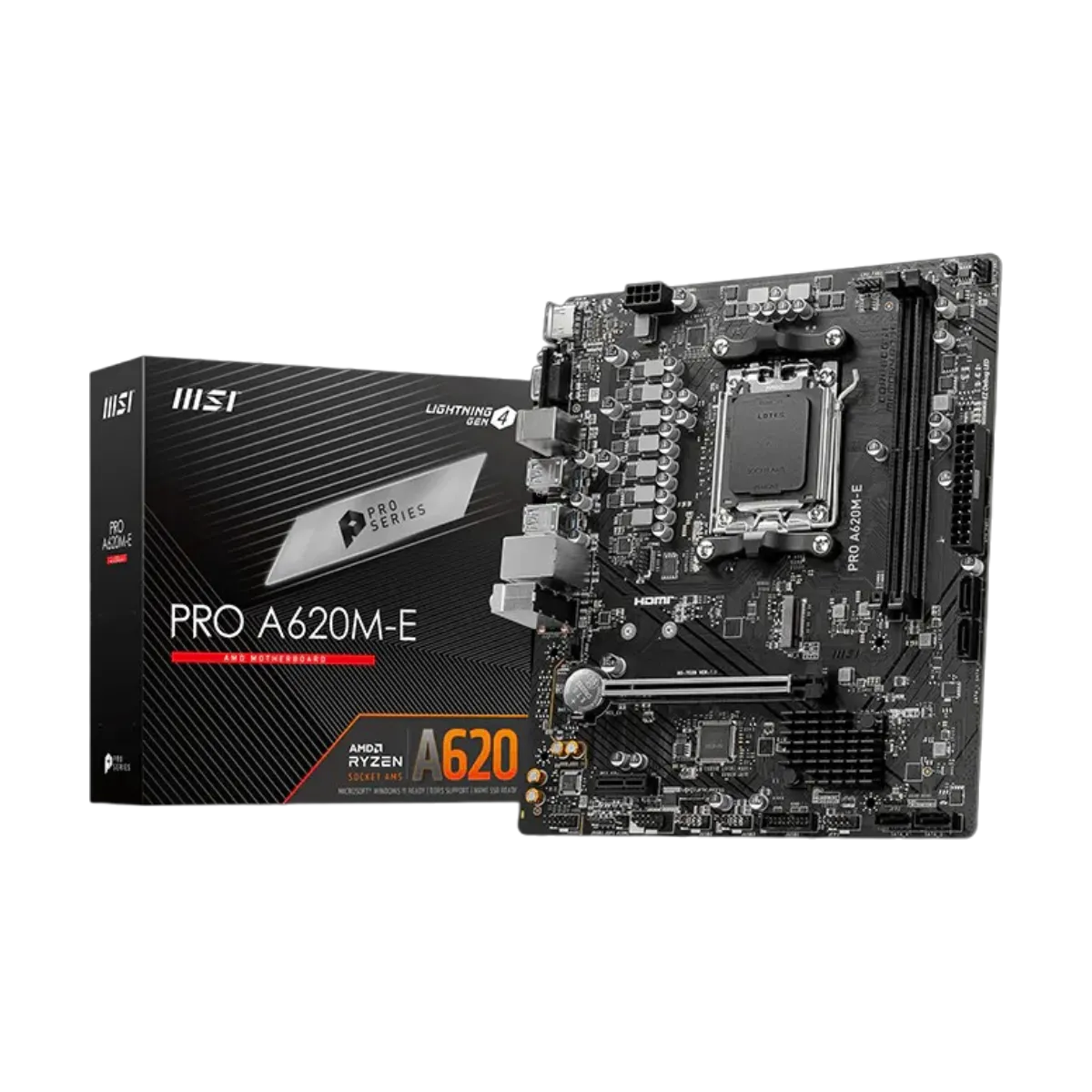 PLACA MADRE MSI A620M-E SVL DDR5 AM5 PLACA MADRE MSI A620M-E SVL DDR5 AM5